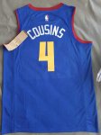 NBA 4 Cousins Nuggets Mile High City Maillot bleu